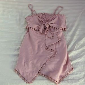 francesca’s tie front romper